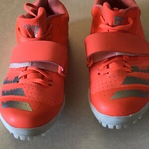 Adidas Orange Athletic Shoes women’s size 8